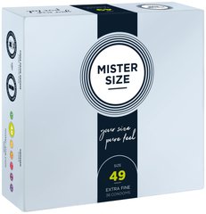 Презервативи Mister Size - pure feel - 49 (36 condoms), товщина 0,05 мм (м'ята упаковка!!!) SO8050-R фото