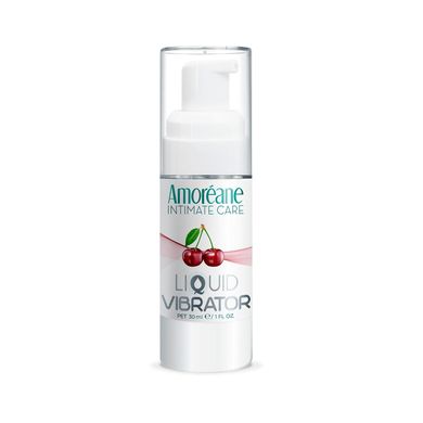 Лубрикант с эффектом вибрации Amoreane Med Liquid Vibrator Cherry (30 мл) SO3984 фото