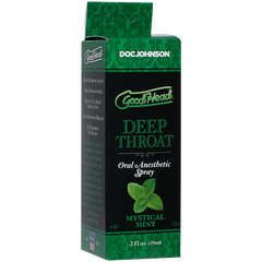 Спрей для минета Doc Johnson GoodHead DeepThroat Spray – Mystical Mint 59 мл для глубокого минета SO2799 фото