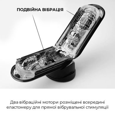 Мастурбатор Tenga Flip Zero Electronic Vibration Black, изменяемая интенсивность, раскладной SO2445 фото