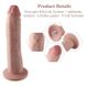 Фаллоимитатор 10.2″ с вибрацией для секс-машин Hismith Silicone Dildo with Vibe, съемный коннектор SO6211 фото 3