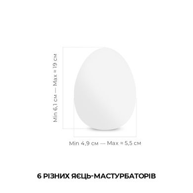 Набор Tenga Egg Hard Boild Pack (6 яиц) EGG-VP62 фото