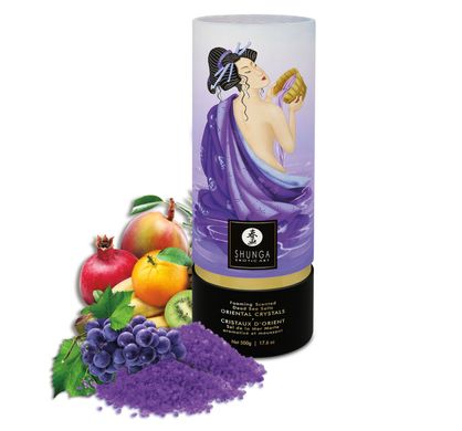 Соль для ванны Shunga Oriental Crystals Bath Salts – Exotic Fruits (500 г), соль Мертвого моря SO6895 фото