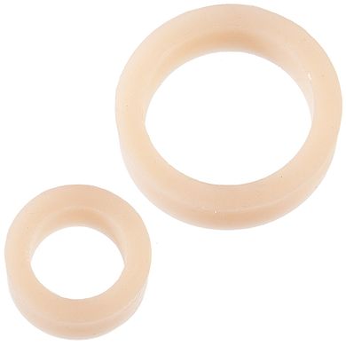 Набір ерекційних кілець Doc Johnson Platinum Premium Silicone — The C-Rings — White SO4919 фото