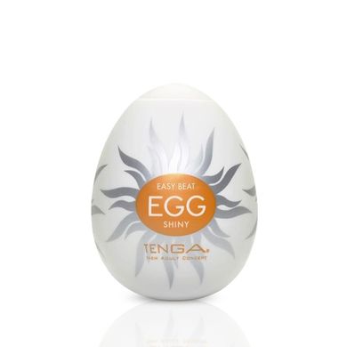 Tenga Egg Hard Boiled Strong Sensations Shiny - Мастурбатор-яйцо, 9х5 см (оранжевый) E24241 фото