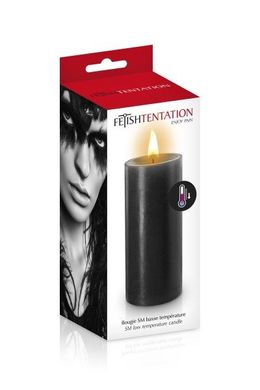 БДСМ cвеча низкотемпературная Fetish Tentation SM Low Temperature Candle Black SO3754 фото